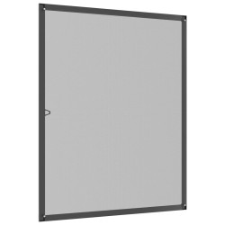 Moustiquaire pour fenêtres Anthracite 80x100 cm 