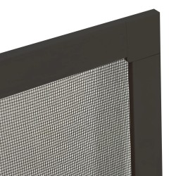 Moustiquaire pour fenêtres Anthracite 80x100 cm 
