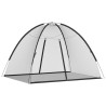 Moustiquaire mongole avec portes 220 maille noir 200x150x140 cm 
