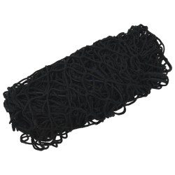 Filet pour remorque avec corde élastique noir 3x2 m PP 