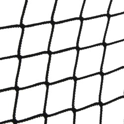 Filet pour remorque avec corde élastique noir 3x2 m PP 