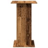 Table de bar avec rangement vieux bois bois d’ingénierie 
