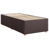 Sommier à lattes de lit avec matelas Marron foncé 90x200 cm 