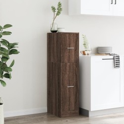 Armoire apothicaire chêne marron 30x41x118 cm bois d'ingénierie 