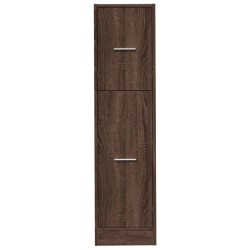 Armoire apothicaire chêne marron 30x41x118 cm bois d'ingénierie 