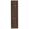 Armoire apothicaire chêne marron 30x41x118 cm bois d'ingénierie 