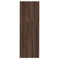 Armoire apothicaire chêne marron 30x41x118 cm bois d'ingénierie 