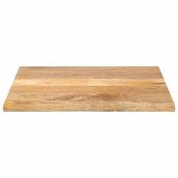 Dessus de table 70x70x2,5 cm carré bois massif manguier 