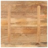Dessus de table 70x70x2,5 cm carré bois massif manguier 