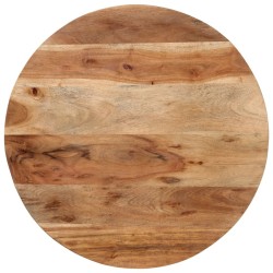 Table basse 55x55x45 cm bois massif acacia et fer 