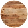 Table basse 55x55x45 cm bois massif acacia et fer 