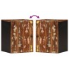 Armoire de salle de bain murale 38x33x48cm bois de récupération 