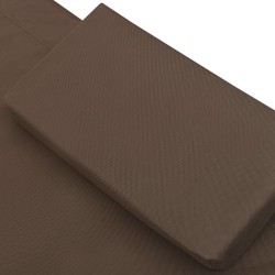 Lit de jardin Marron 200x90 cm Acier 
