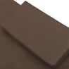 Lit de jardin Marron 200x90 cm Acier 