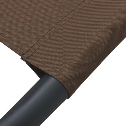 Lit de jardin Marron 200x90 cm Acier 