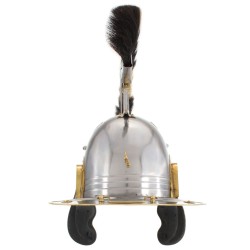 Casque de soldat romain antique pour GN Argenté Acier 