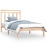 Cadre de lit sans matelas 100x200 cm bois massif 