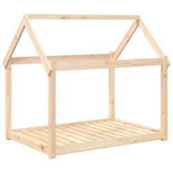 Lit pour chien 111x80x100 cm Bois de pin solide 