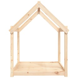 Lit pour chien 111x80x100 cm Bois de pin solide 