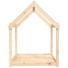 Lit pour chien 111x80x100 cm Bois de pin solide 