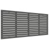 Tête de lit murale Gris 156x3x91,5 cm Bois massif de pin 