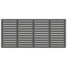 Tête de lit murale Gris 156x3x91,5 cm Bois massif de pin 