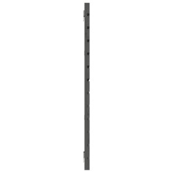 Tête de lit murale Gris 156x3x91,5 cm Bois massif de pin 