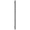 Tête de lit murale Gris 156x3x91,5 cm Bois massif de pin 