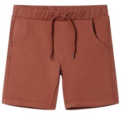 Short pour enfants avec cordon de serrage marron 140 