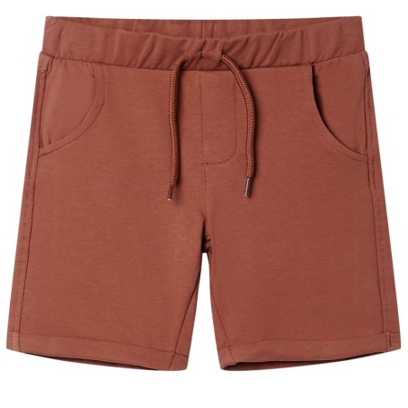 Short pour enfants avec cordon de serrage marron 140 