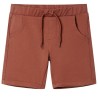 Short pour enfants avec cordon de serrage marron 140 