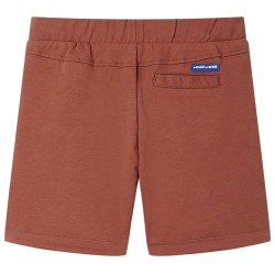 Short pour enfants avec cordon de serrage marron 140 