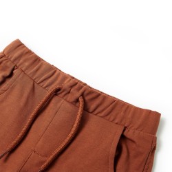 Short pour enfants avec cordon de serrage marron 140 