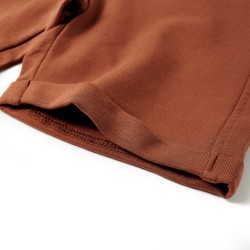 Short pour enfants avec cordon de serrage marron 140 