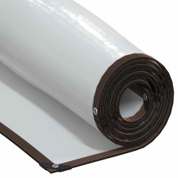 Bâche transparente avec œillets 1x12 m polyéthylène 