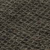 Couverture en coton 125 x 150 cm Anthracite/Marron 