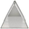 Cage pour lapin Gris 201,5x80,5x71 cm Acier galvanisé 