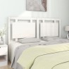 Tête de lit Blanc 155,5x4x100 cm Bois massif de pin 