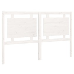 Tête de lit Blanc 155,5x4x100 cm Bois massif de pin 