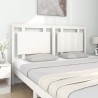 Tête de lit Blanc 155,5x4x100 cm Bois massif de pin 
