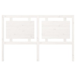 Tête de lit Blanc 155,5x4x100 cm Bois massif de pin 