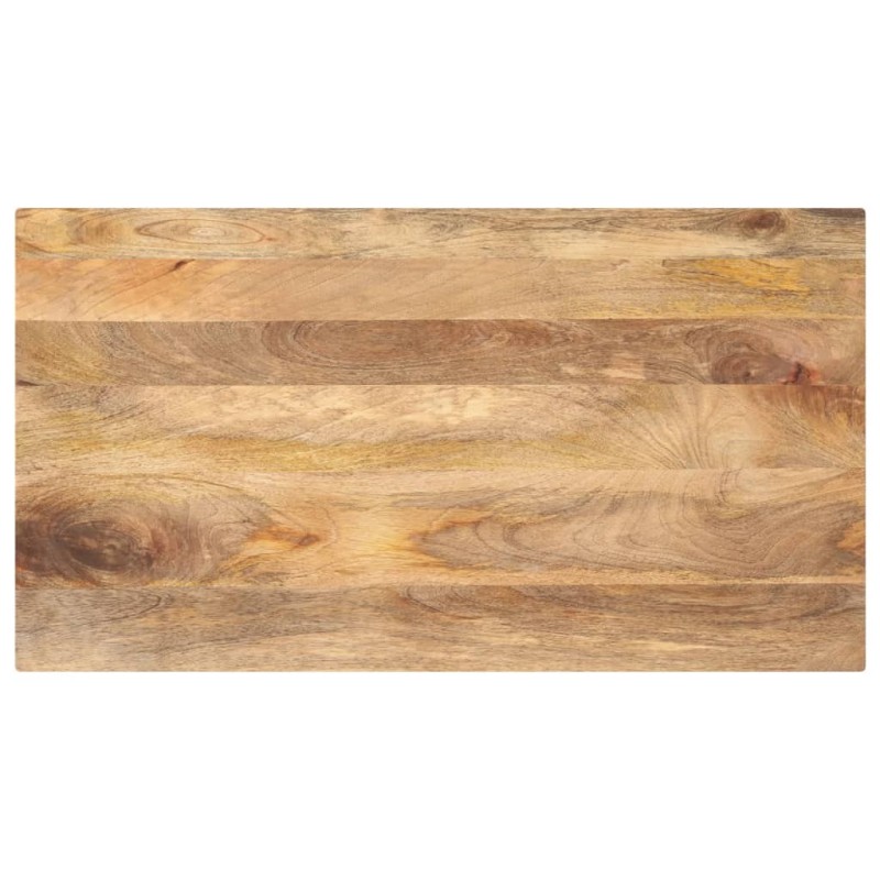 Dessus de table 100x70x3,8cm rectangulaire bois massif manguier Dessus de table 100x70x3,8cm rectangulaire bois massif manguier