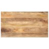 Dessus de table 100x70x3,8cm rectangulaire bois massif manguier 