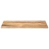 Dessus de table 100x70x3,8cm rectangulaire bois massif manguier 