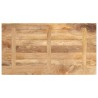 Dessus de table 100x70x3,8cm rectangulaire bois massif manguier 