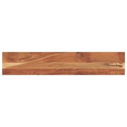 Dessus de table 180x20x3,8cm rectangulaire bois massif d'acacia 