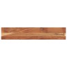 Dessus de table 180x20x3,8cm rectangulaire bois massif d'acacia 