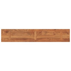 Dessus de table 180x20x3,8cm rectangulaire bois massif d'acacia 