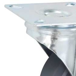 16 pcs Roulettes pivotantes 75 mm 