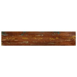 Dessus de table 160x40x2,5cm rectangulaire bois massif récupéré 
